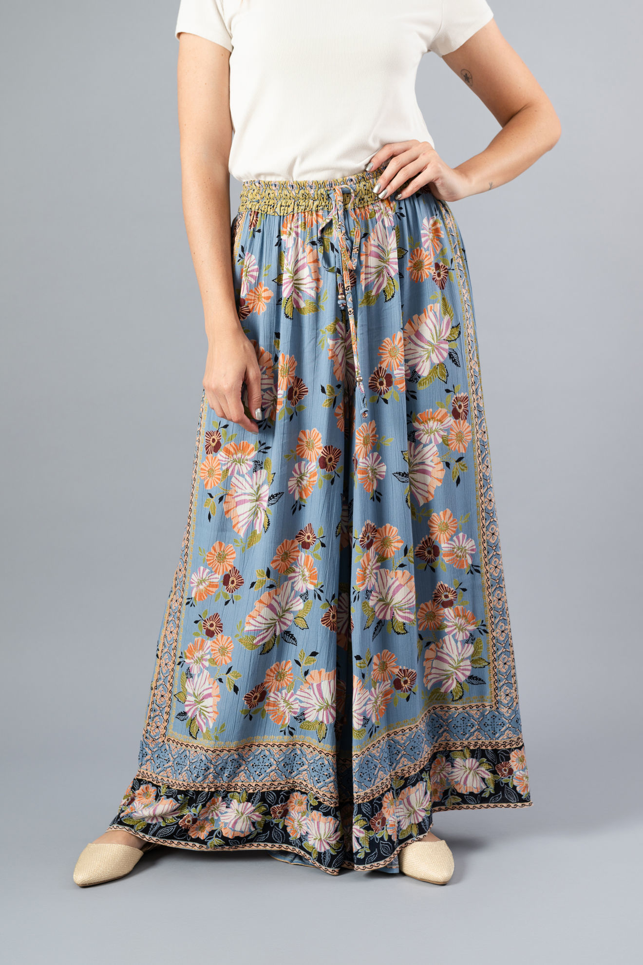 Imagen de Pantalon En Rayon Estampado