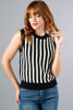 Imagen de Blusa Tejida Rayas Sin Mangas