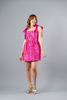 Imagen de Vestido En Jacquard Tirantes Lazo Satin