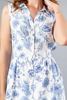 Imagen de Vestido Camisero Sin mangas Bolsillos Falda