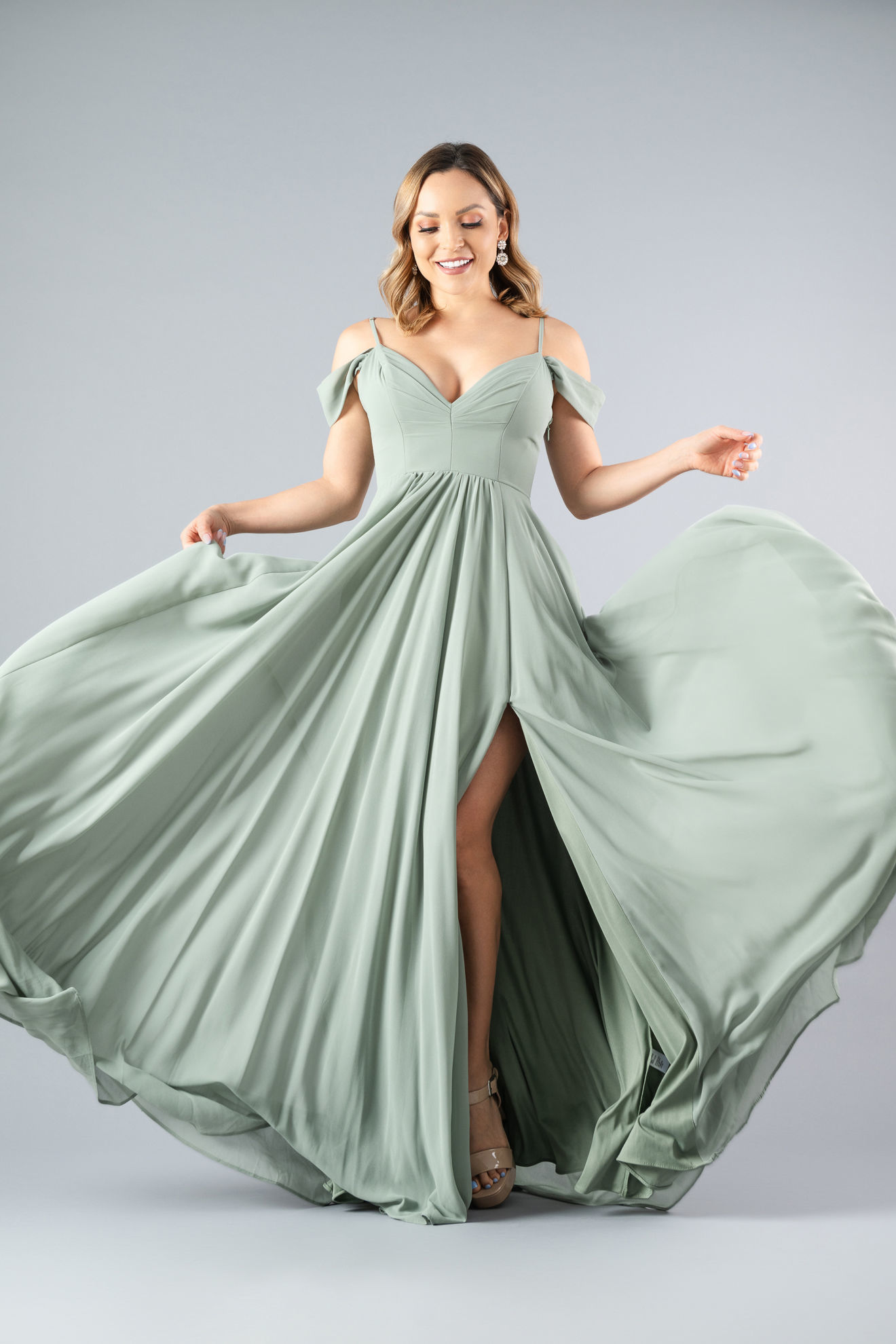 Imagen de Maxi Dress Off Shoulder, Encaje Espalda