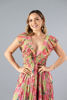 Imagen de Maxi Dress Estampado Detalle Vuelos