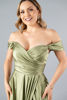 Imagen de Maxi Dress En Satin Off Shoulder