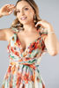 Imagen de Maxi Dress En Organza Estampado, Detalle Espalda