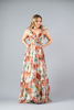 Imagen de Maxi Dress En Organza Estampado, Detalle Espalda