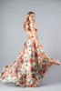 Imagen de Maxi Dress En Organza Estampado, Detalle Espalda