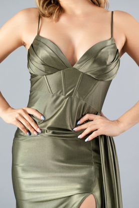 Imagen de Maxi Dress En Satin Estilo Corse