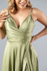 Imagen de Maxi Dress En Satin Abertura Falda