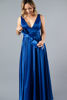 Imagen de Vestido En Satin Cuello V