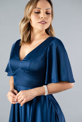 Imagen de Maxi Dress En Satin Abertura Espalda