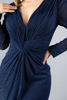 Imagen de Maxi Dress, Escote En V, Manga Larga