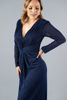 Imagen de Maxi Dress, Escote En V, Manga Larga