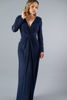 Imagen de Maxi Dress, Escote En V, Manga Larga