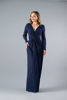 Imagen de Maxi Dress, Escote En V, Manga Larga