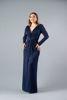 Imagen de Maxi Dress, Escote En V, Manga Larga