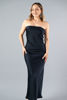 Imagen de Vestido Straple En Satin, Nudo Espalda
