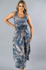 Imagen de Vestido Estampado En Rayon, Espalda Descubierta