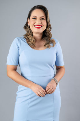 Imagen de Vestido Cuello Redondo Manga Corta