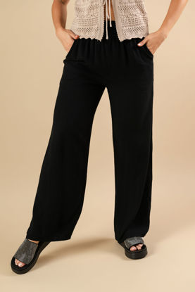 Imagen de Pantalon En Lino Elastico Cintura