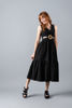 Imagen de Vestido En Poplin Cuello V Detalle Hebilla