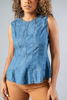 Imagen de Blusa Sin Mangas Denim    ( Exclusiva Pagina)