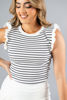 Imagen de Blusa Rayas Vuelo Mangas