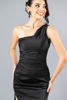 Imagen de Maxi Dress Satin Un Hombro, Abertura Falda