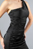 Imagen de Maxi Dress Satin Un Hombro, Abertura Falda