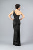 Imagen de Maxi Dress Satin Un Hombro, Abertura Falda
