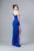 Imagen de Maxi Dress Satin Un Hombro, Abertura Falda