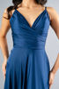 Imagen de Maxi Dress En Satin Abertura Falda