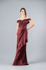 Imagen de Maxi Dress Off Shoulder, Detalle Vuelo Falda