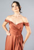 Imagen de Maxi Dress En Satin Off Shoulder