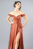 Imagen de Maxi Dress En Satin Off Shoulder