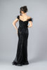 Imagen de Maxi Dress Lentejuelas, Off Shoulder Plumas