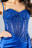 Imagen de Maxi Dress Estilo Corce, Blusa Encaje, Falda Satin