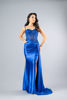 Imagen de Maxi Dress Estilo Corce, Blusa Encaje, Falda Satin