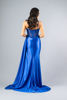 Imagen de Maxi Dress Estilo Corce, Blusa Encaje, Falda Satin