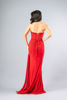 Imagen de Maxi Dress Estilo Corce Straple, Abertura Falda