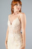 Imagen de Maxi Dress Tirantes, Tela Bordada, Falda Tull