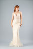 Imagen de Maxi Dress Tirantes, Tela Bordada, Falda Tull