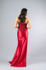 Imagen de Maxi Dress One Shoulder Decorado Con Aplicaciones Encaje