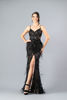 Imagen de Maxi Dress Tirante Lentejuelas Plumas