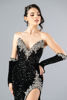 Imagen de Maxi Dress Lentejuelas, Guantes