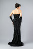 Imagen de Maxi Dress Lentejuelas, Guantes