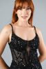 Imagen de Maxi Dress Lentejuelas, Abertura Falda