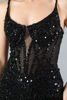 Imagen de Maxi Dress Lentejuelas, Abertura Falda