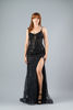 Imagen de Maxi Dress Lentejuelas, Abertura Falda