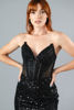 Imagen de Maxi Dress Lentejuelas Straple, Estilo Corse