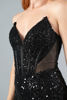 Imagen de Maxi Dress Lentejuelas Straple, Estilo Corse